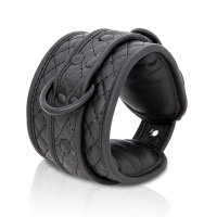 Leather restraint set, padded with bondage cross