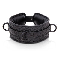 Leather restraint set, padded with bondage cross