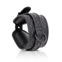 Leather restraint set, padded with bondage cross