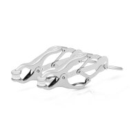 Metal nipple clamps with ring set