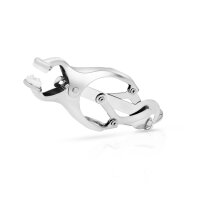 Metall Brustwarzenklemmen mit Ring im Set
