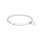 Edelstahl BDSM Halsband mit abnehmbarem O-Ring Höhe 6 mm