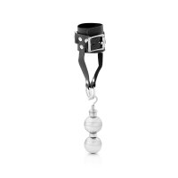 Penis stretcher with cuff, with weights 175 g each
