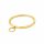 BDSM Halsband aus Edelstahl 24 Karat vergoldet Innen Ø 120 mm