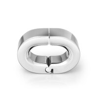 Solid stainless steel ball weight, with hinge