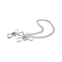 Metal nipple clamps with chain &ndash; 30 cm