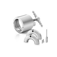 Versatile testicle press, CBT application, made of medical stainless steel