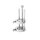 Ball stretcher, stainless steel cockring, 720g, Ø 30 or 35 mm