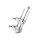 Ball stretcher, stainless steel cockring, 720g, Ø 30 or 35 mm