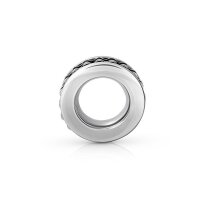 Stylischer Cockring in Bikeroptik, aus mattem Edelstahl,...