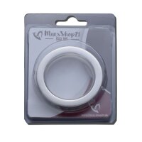Stylischer Cockring in Bikeroptik, aus mattem Edelstahl, Ø 35 bis 55 mm