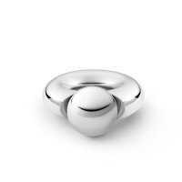 Solid stainless steel cockring, with ball, Ø 22 to 45 mm