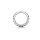 Exciting cock ring with grooves, made of stainless steel, Ø 35 to 55 mm