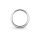Solid cockring made of brushed stainless steel, Ø 35 to 55 mm