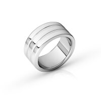 Eleganter Cockring aus Edelstahl, mit Rillen, &Oslash; 35...