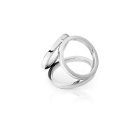 Besonderer Triple Cockring, aus glänzendem Edelstahl, S - L