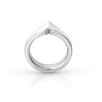 Ergonomic glans ring made of stainless steel