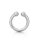Horseshoe-shaped acorn ring made of medical stainless steel