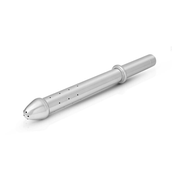 Lustvolle Anal- und Vaginaldusche aus Edelstahl, mit Sprühfunktion