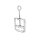 Testicle press, testicle clamp with 5 spikes