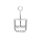 Testicle press, testicle clamp with 5 spikes