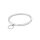 Schlichtes BDSM Halsband aus Edelstahl, mit O-Ring
