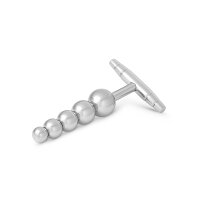 Lustvoller Butt Plug mit 5 Analkugeln und Haltegriff, aus...
