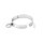 Hochwertiges BDSM Halsband aus Edelstahl, mit O-Ring