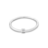 Schlichtes BDSM Halsband mit abnehmbarem O-Ring und Schmuckanhänger