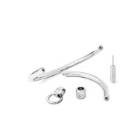 Schlichtes BDSM Halsband mit abnehmbarem O-Ring und Schmuckanhänger