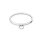 Schlichtes BDSM Halsband mit abnehmbarem O-Ring und Schmuckanhänger