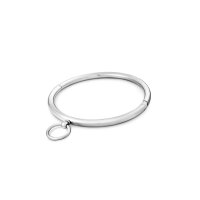 Dezentes BDSM Halsband aus geb&uuml;rstetem Edelstahl,...