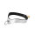 Ergonomic bondage collar stainless steel brushed with o-ring