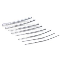 Dilator im Set nach Hegar, aus Edelstahl, 14-teilig, 4 bis 17 mm