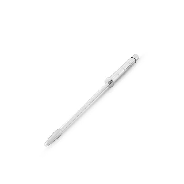 Harnröhren Vibrator aus Edelstahl, mit Spitze am Ende, 320 mm, in verschiedenen Größen