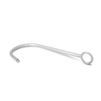 Erregender Anal Hook aus Edelstahl mit 2 abschraubbaren Kugeln