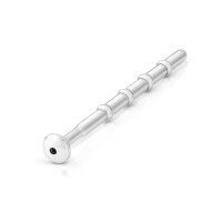 Dilator / Prinzenzepter mit Durchfluss und Rillen, aus  Edelstahl, in verschiedenen Größen