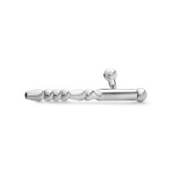 Dilator / Prinzenzepter, Wellenform, Prince Albert Piercing aus Edelstahl, in verschiedenen Größen