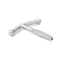 Dilator / Prinzenzepter mit Durchfluss, glattem Griff und konischer Spitze, aus Edelstahl, in verschiedenen Größen