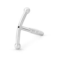 Dilator / Prinzenzepter mit Durchfluss, glattem Griff und konischer Spitze, aus Edelstahl, in verschiedenen Größen
